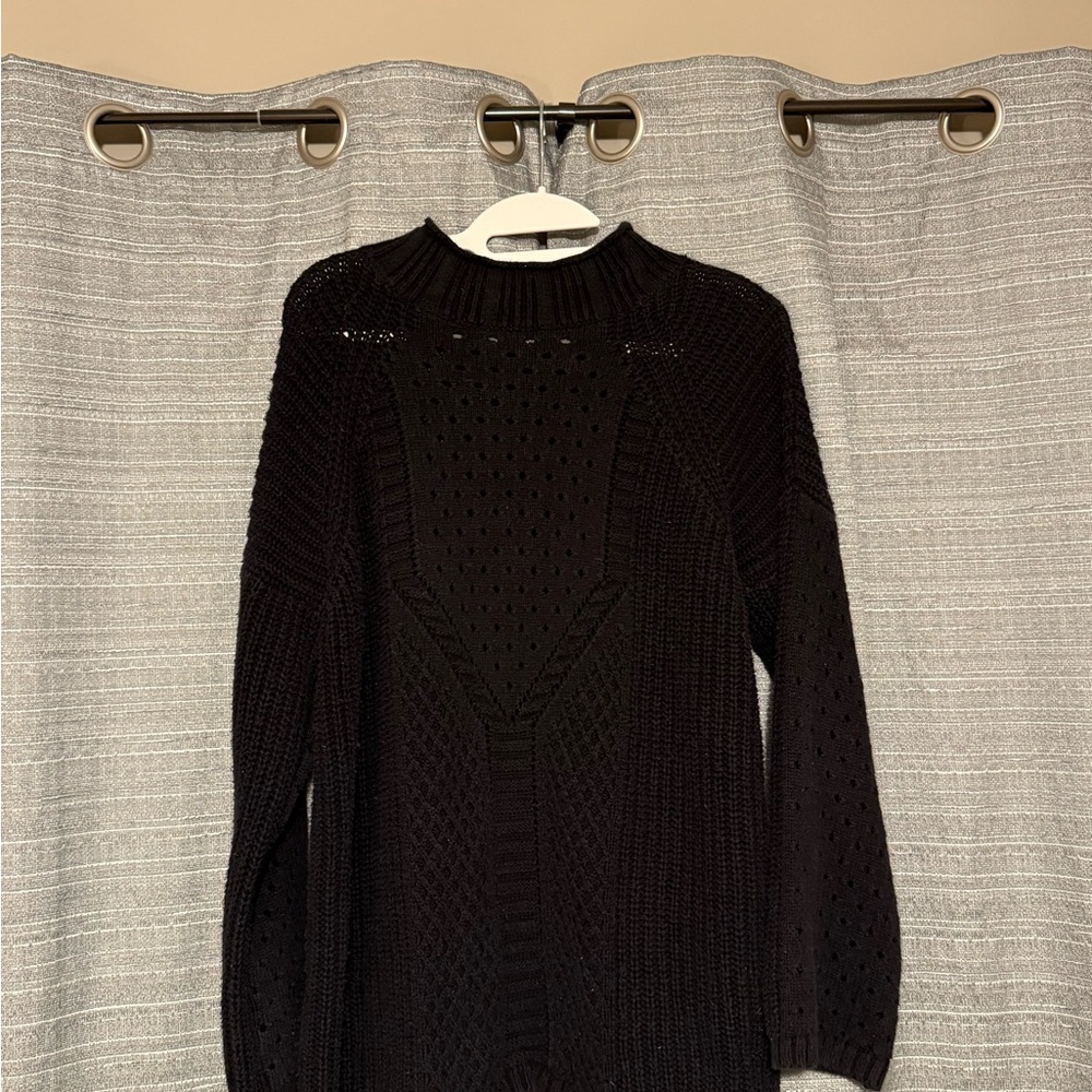 Workshop Republic Clothing Black Women's Cowl Sweater